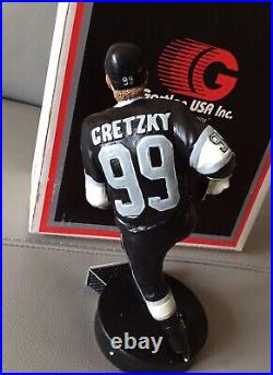 GARTLAN 9 WAYNE GRETZKY AUTOGRAPHED FIGURINE No COA MISSING STICK 710/1851