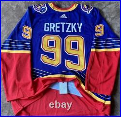 GEM! Wayne Gretzky AUTO SIGNED Authentic St. Louis Blues Hockey Jersey- JSA COA