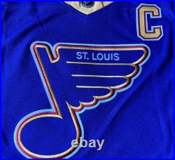 GEM! Wayne Gretzky AUTO SIGNED Authentic St. Louis Blues Hockey Jersey- JSA COA