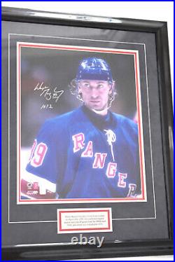 GORGEOUS Wayne Gretzky auto signed autographed inscribed 26 x 32 Frame #'d JSA