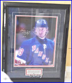 GORGEOUS Wayne Gretzky auto signed autographed inscribed 26 x 32 Frame #'d JSA