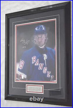 GORGEOUS Wayne Gretzky auto signed autographed inscribed 26 x 32 Frame #'d JSA