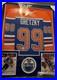 GREAT WAYNE GRETZKY #99 Custom Signed Prof Mat & Framed Ed. Oilers Jersey withCOA