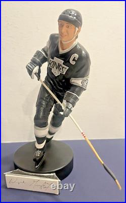 Gartlan Wayne Gretzky The Great One L/e Autographed Figurine Original Box & Coa