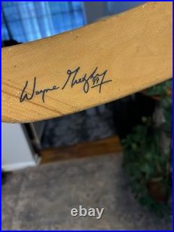 Hall Of Fame Hockey Player Wayne Gretzky's 1999 Signed Hockey Stick