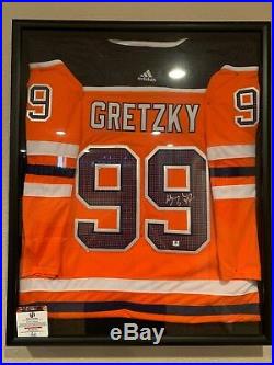Hand Signed Wayne Gretzky Edmonton Oilers Autod Authentic Adidas Jersey COA