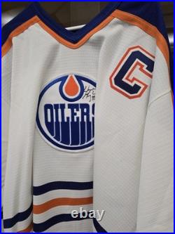 Hand Signed Wayne Gretzky Edmonton Oilers Nike Jersey Very Rare