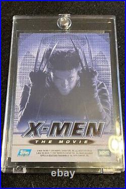 Hugh Jackman As Wolverine 2000 Topps X-Men the Movie Authentic Autograph Card