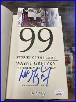 JSA Authentic Wayne Gretzky Autograph 1st Edition Stories of the Game Book