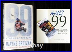 JSA Cert! WAYNE GRETZKY SIGNED in Person 99 Stories of the Game, NHL Hockey