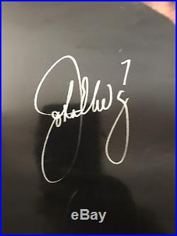 John Elway, Wayne Gretzky, Michael Jordan Autographed Poster PSA/DNA COA