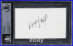 Kings Wayne Gretzky Authentic Signed 3x5 Index Card Autographed BAS Slabbed 2