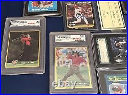 Lot X 12 MICHAEL JORDAN, GRETZKY, CABRERA, PUJOLS, TIGER RC'S AUTO'S SP's +++