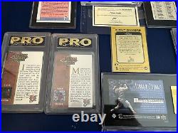 Lot X 12 MICHAEL JORDAN, GRETZKY, CABRERA, PUJOLS, TIGER RC'S AUTO'S SP's +++