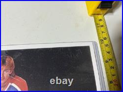 MINT WAYNE GRETZKY 1983 AUTOGRAPH EDMONTON OILERS MATTEL 8 x 10. JACK