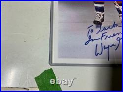 MINT WAYNE GRETZKY 1983 AUTOGRAPH EDMONTON OILERS MATTEL 8 x 10. JACK