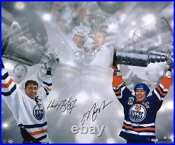 Mark Messier & Wayne Gretzky New York Rangers Autographed 16 x 24 Photograph
