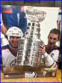 Mark Messier / Wayne Gretzky signed Oilers 16x20 photo WGA/Frameworth COA