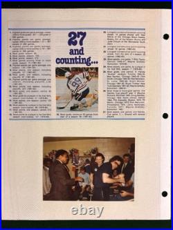 Muhammad Ali Auto 1983 Final Bout vs Semenko Gretzky Oilers Signed Promo
