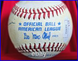 Multi-Signed OAL Baseball- Billy Martin, Wayne Gretzky & Eddie Mio JSA LOA X93652