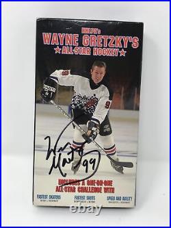 NHLPA's WAYNE GRETZKY'S Vhs Tape Signed ALL-STAR HOCKEY