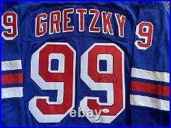 NWT! Wayne Gretzky AUTO SIGNED NY Rangers Authentic Adidas Hockey Jersey JSA COA