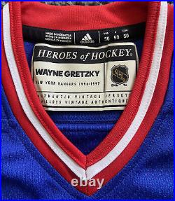 NWT! Wayne Gretzky AUTO SIGNED NY Rangers Authentic Adidas Hockey Jersey JSA COA