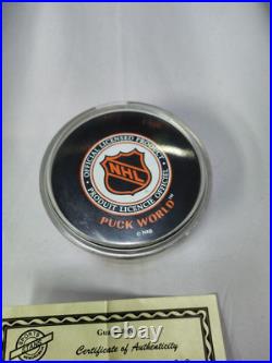 New York Rangers Wayne Gretzky Great One IP HOF Signed Autograph Puck Auto