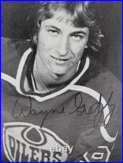 ONLY KNOWN SIGNED 1979 Wayne Gretzky WHA Oilers Birthday Photo RC Rookie JSA LOA
