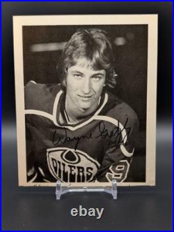 ONLY KNOWN SIGNED 1979 Wayne Gretzky WHA Oilers Birthday Photo RC Rookie JSA LOA