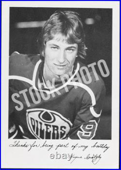 ONLY KNOWN SIGNED 1979 Wayne Gretzky WHA Oilers Birthday Photo RC Rookie JSA LOA