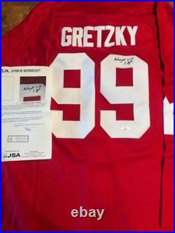Oilers Kings Hall Of Famer Wayne Gretzky Signed Team Canada Jersey Jsa Loa