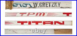 Oilers Wayne Gretzky Authentic Signed Game Used TItan Tmp Stick PSA/DNA #AH01142