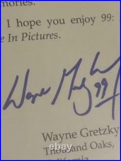 Old book page Autograph, Photo WAYNE GRETZKY ROOKIE PHOTO CARD Stat Fr TV Guide