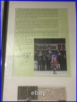 Old book page Autograph, Photo WAYNE GRETZKY ROOKIE PHOTO CARD Stat Fr TV Guide