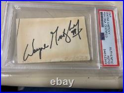 PSA AUTHENTICATED Wayne Gretzky CUT SIGNATURE LOOK NICE