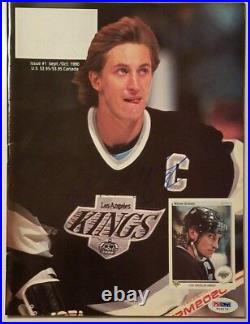 PSA/DNA LOA Wayne Gretzky HOF LOS ANGELES KINGS LA AUTOGRAPHED BECKETT MAGAZINE