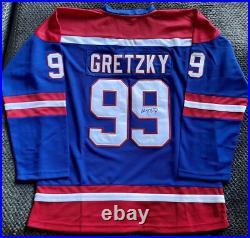 RARE! Wayne Gretzky AUTO SIGNED NEW Indianapolis Racers Hockey Jersey- JSA COA