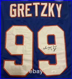 RARE! Wayne Gretzky AUTO SIGNED Vtg Indianapolis Racers Hockey Jersey- JSA COA