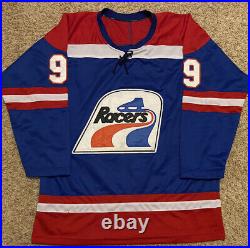 RARE! Wayne Gretzky AUTO SIGNED Vtg Indianapolis Racers Hockey Jersey- JSA COA