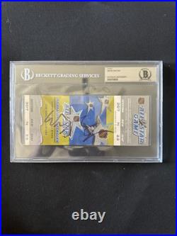 RARE Wayne Gretzky SIGNED Full 1999 Final NHL All Star Game Ticket Stub- BGS COA