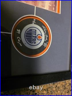 Rare Vintage Wayne Gretzky Classic Signed Edmonton Oilers Original Puck 1984 Rare Vintage Wayne Gretzky Classic Signed Edmonton Oilers Original Puck 1984