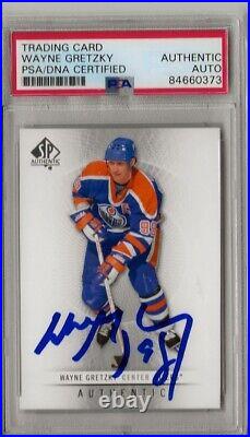 Rare-wayne Gretzky Autograph-graded Psa/dna Authentic-2012-13 U. D. Spa Edmonton