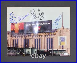 Red Auerbach, Wayne Gretzky, Ray Bourque, Cam Neely Autographed 11x14 Photo JSA