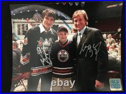 SIGNED Alexander Ovechkin & Wayne Gretzky 8x10 Photo w GCG Sticker AUTOGRAPHED