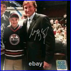 SIGNED Alexander Ovechkin & Wayne Gretzky 8x10 Photo w GCG Sticker AUTOGRAPHED