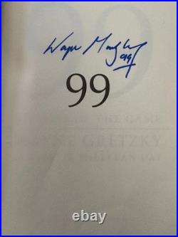 SIGNED WAYNE GRETZKY BOOK AUTOGRAPHED 99 STORIES OF The GAME 2016 The GREAT ONE