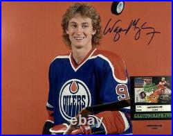 Signed Autographed Wayne Gretzky Edmonton Oilers 8x10 Photo with COA