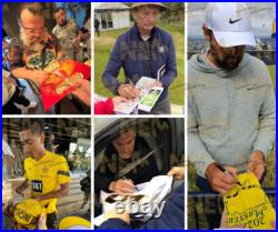 Signed WAYNE GRETZKY A4 Los Angeles Kings 802 Record Photo EXACT PROOF/COA