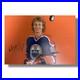 Signed WAYNE GRETZKY A4 Photo Oilers Ice Hockey Memorabilia COA & Proof